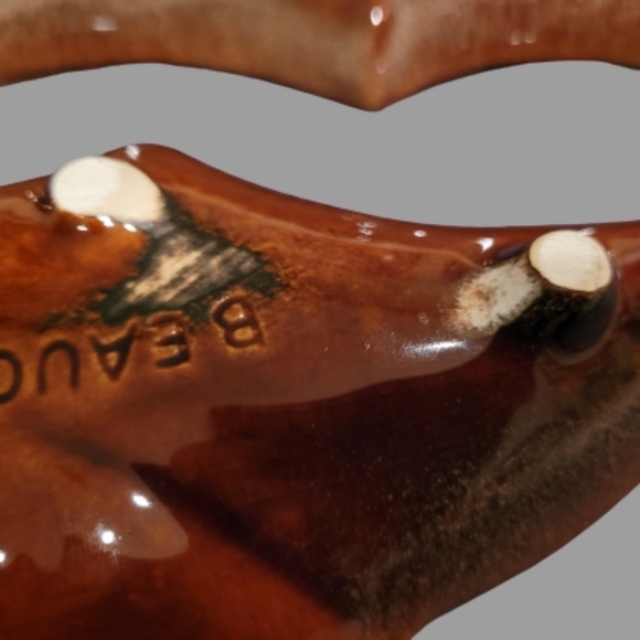 BEAUCEWARE Ceramic Beauce Quebec #1539 Brown, Set Of 4 Dishes - Picture 6 of 9